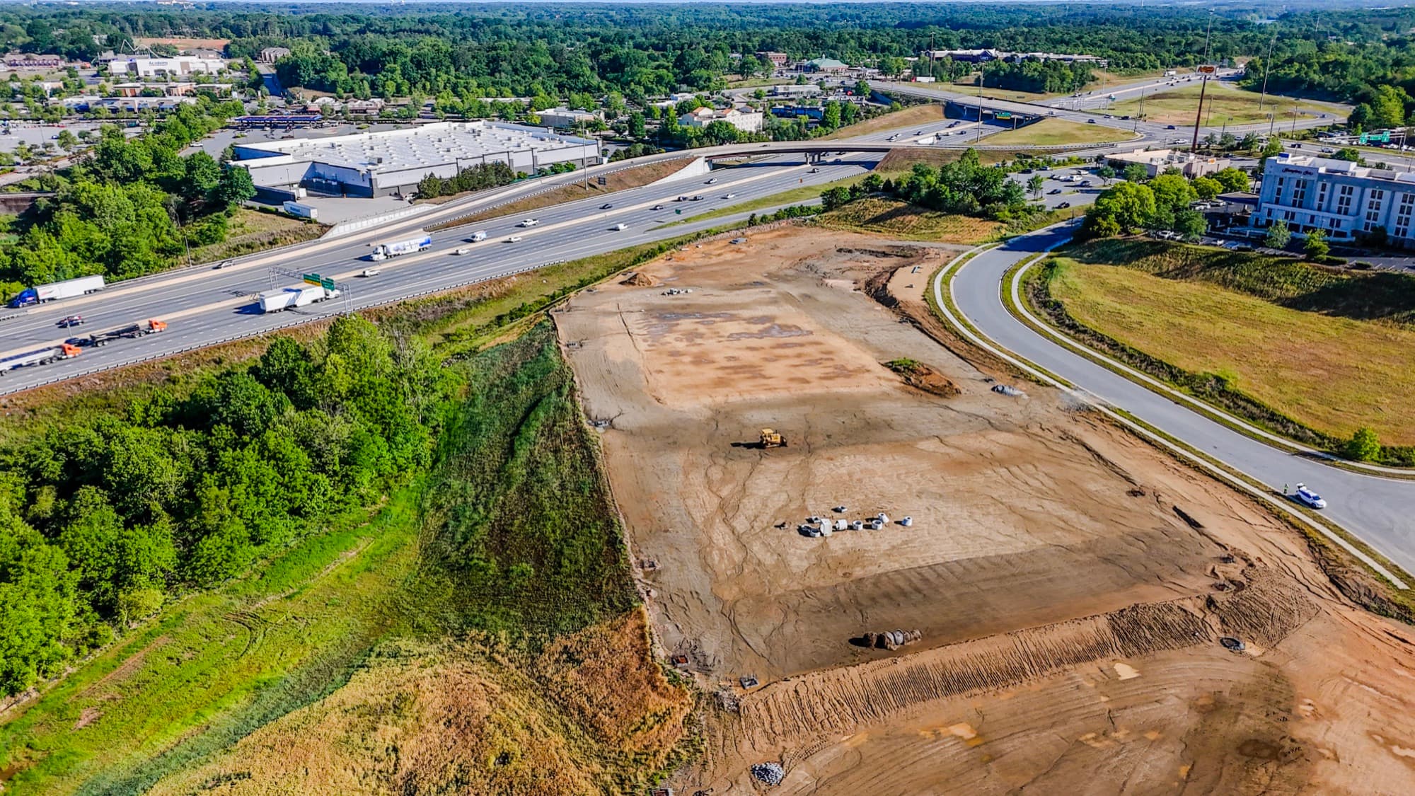 Aerial drone coverage across the Greater Charlotte area by SQO SkyWorks