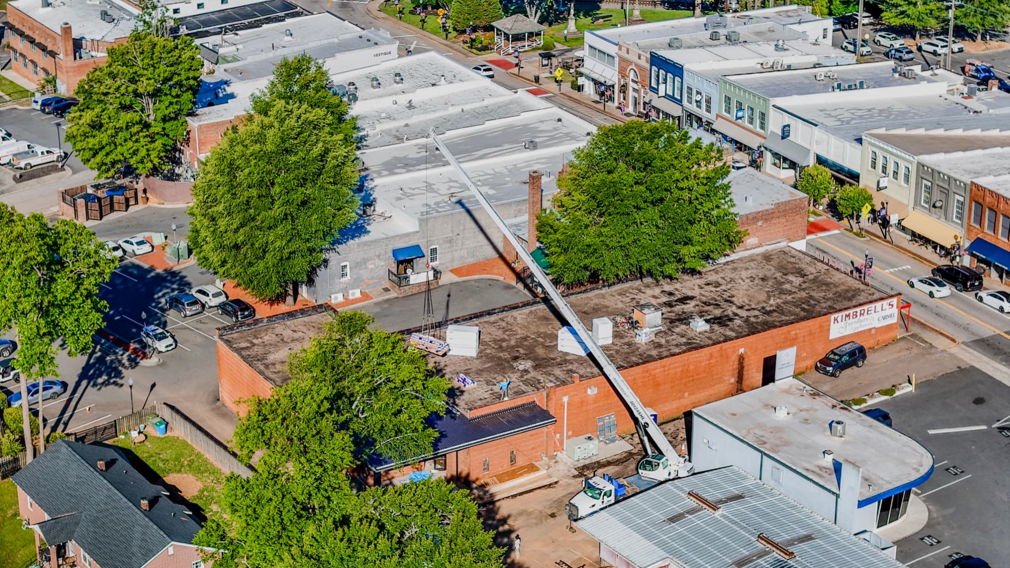 Aerial drone photography by SQO SkyWorks, Charlotte NC