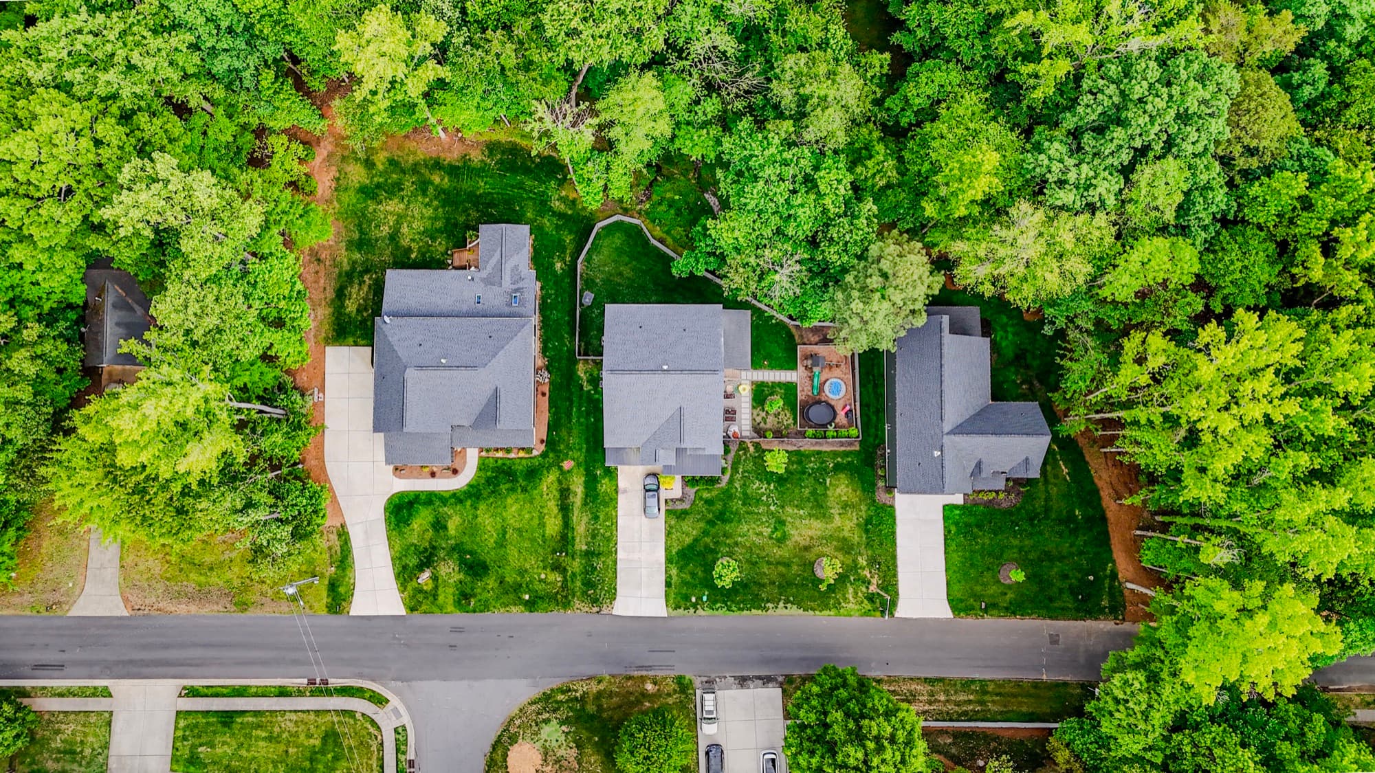 Aerial drone view over Uptown Charlotte, NC by SQO SkyWorks