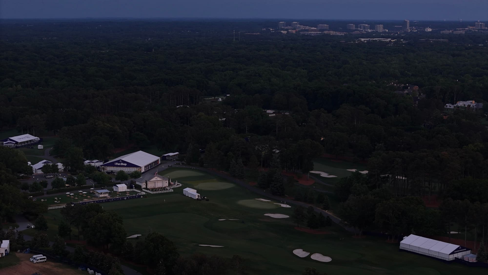 Aerial drone view over Waxhaw, NC by SQO SkyWorks