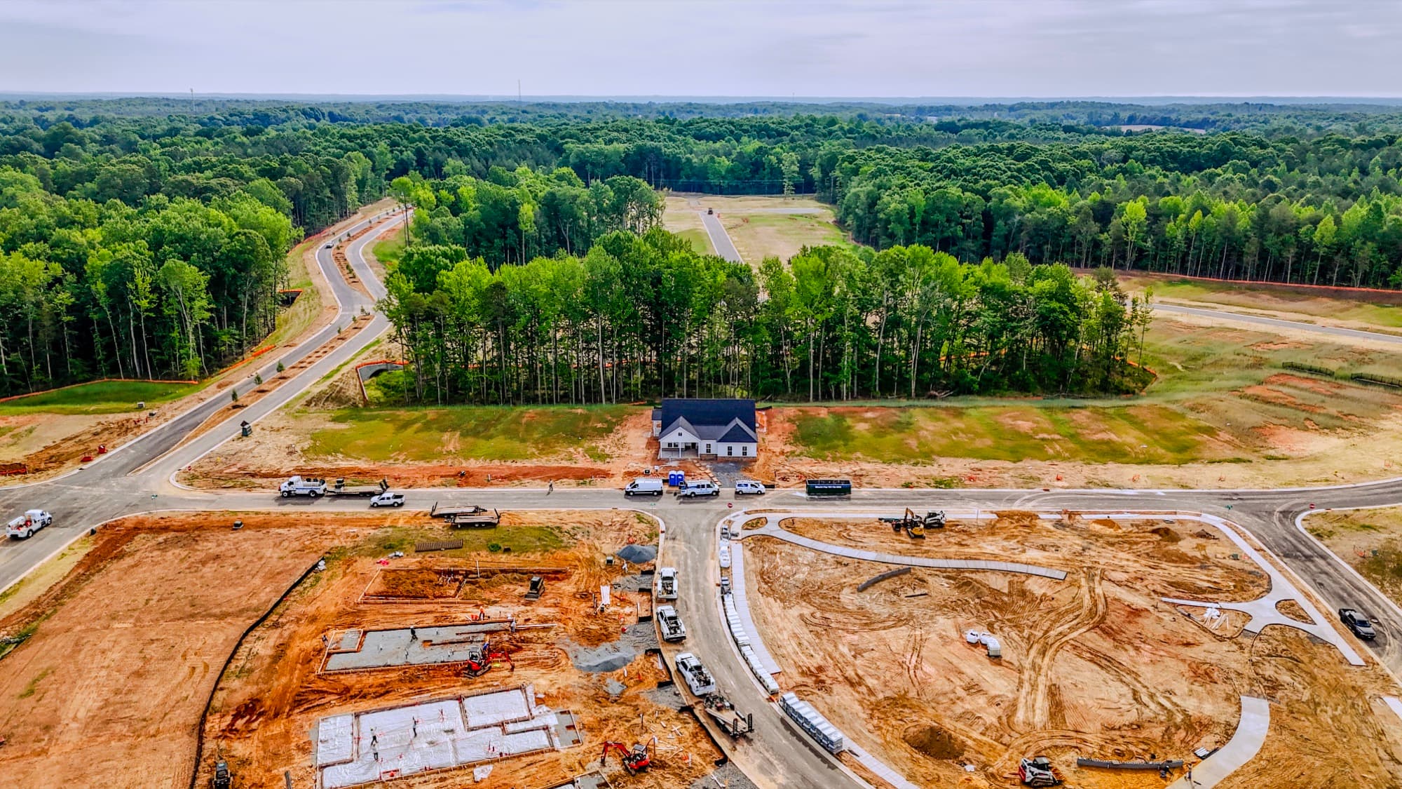 Aerial drone photography by SQO SkyWorks, Charlotte NC